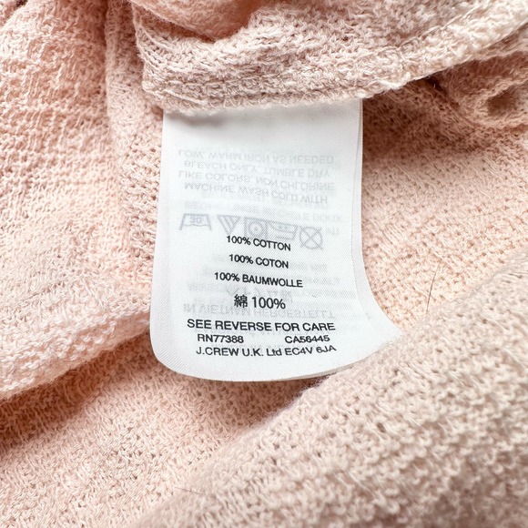 Madewell | Women | Ingrid Dolman Blush Pink Flutter Short Sleeve Top | Small - Picture 9 of 11